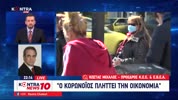 Κ. Μίχαλος για τις συνέπειες του κορονοϊού στην πραγματική οικονομία, Kontranews10, 10.3.2020